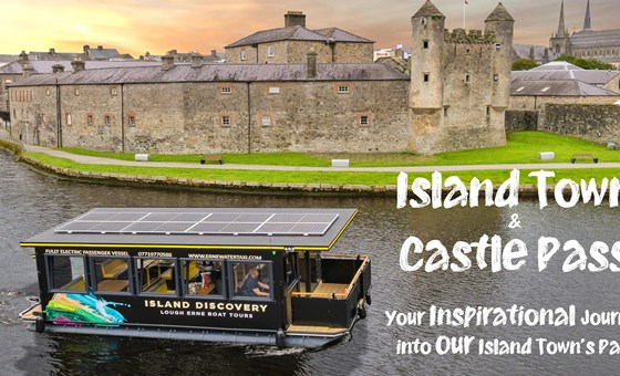 Island Town & Castle Pass (Boat Tour, Castle Ticket and Café Refreshments)